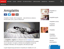 Tablet Screenshot of amigdalitis.info